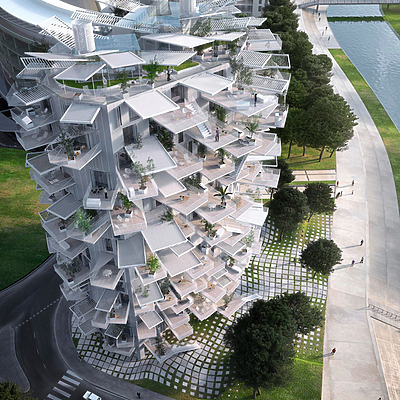 L'Arbre Blanc by Sou Fujimoto Architects / Nicolas Laisne Associés / Manal Rachdi OXO Architects
