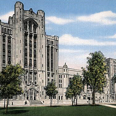 Detroit Masonic Temple by United News Co.