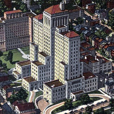 Allegheny Hospital South Tower by The Pittsburgh News Company