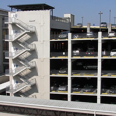 Our Lady of the Lourdes Parking Garage Northeast by Rodney Gunn