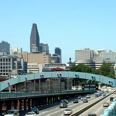 Benjamin Franklin Bridge by John Cahill
