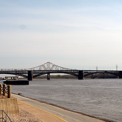 Eads Bridge by Marshall Gerometta