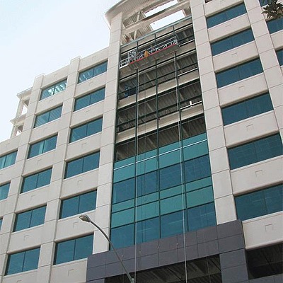 Tower at Convention Center Court by Jim Schwartz