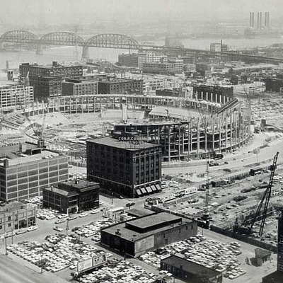 Busch Stadium by Missouri Historical Society Chinese American Collecting Initiative