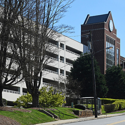 Wake Forest University Baptist Medical Center Employee Parking Deck by John W. Cahill