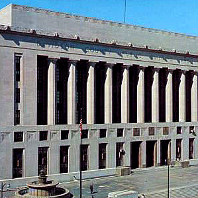 Metro Davidson Courthouse by Southern Post Card Co./ Earl W. Hughes