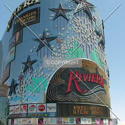 Riviera Hotel & Casino - Monte Carlo Tower by Lizzie Morrison