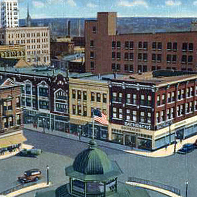 Illinois Power Building by Decatur News Agency