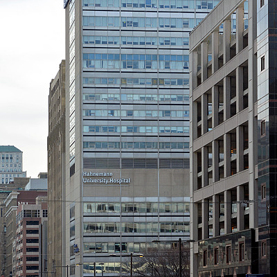 Hahnemann University Hospital North Tower by John W. Cahill