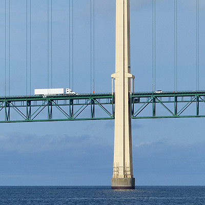 Mackinac Bridge by Nate Lindsey