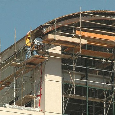 Tower at Convention Center Court by Jim Schwartz