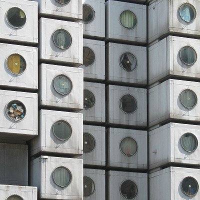 Nakagin Capsule Tower by Kevin Hemphill