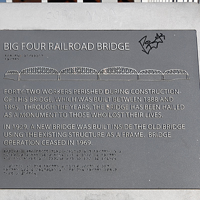 Big Four Bridge by John W. Cahill
