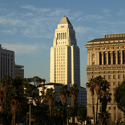 Los Angeles City Hall by Marshall Gerometta