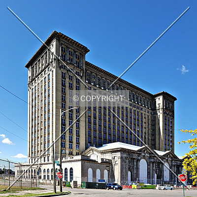 Michigan Central Station by Ryan Hildebrand