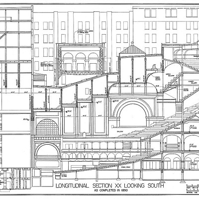 Auditorium Building by Library of Congress, Prints and Photographs Division, HABS