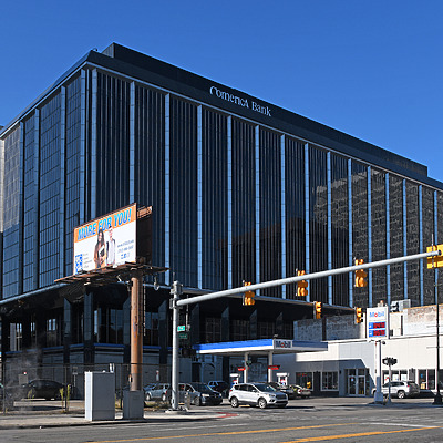 Comerica Bank Building by John W. Cahill