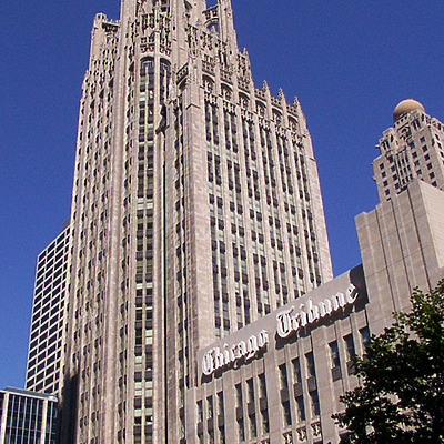 Tribune Tower by Daniel Kieckhefer