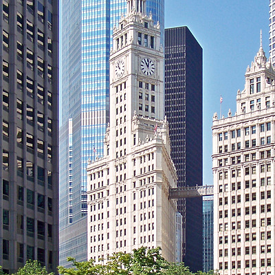 Wrigley Building by Ryan Hildebrand