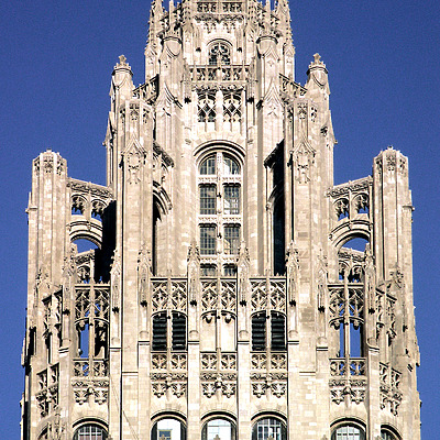 Tribune Tower by Daniel Kieckhefer