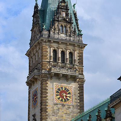 Hamburg City Hall by John W. Cahill