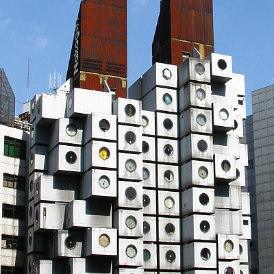 Nakagin Capsule Tower by Kevin Hemphill