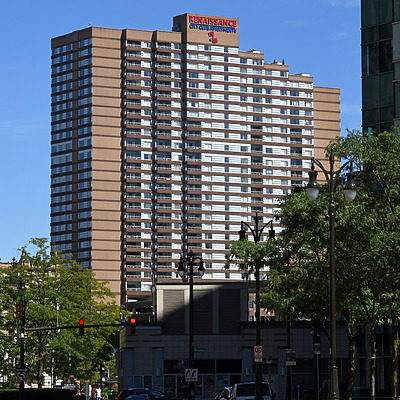 Millender Center Apartments by John W. Cahill