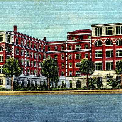 St. Vincent's Medical Center by Curteich