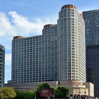 Sheraton Chicago Hotel & Towers by John W. Cahill