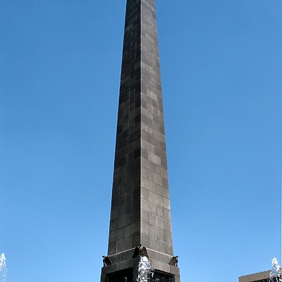 Veteran's Memorial Plaza Obelisk by James Peacock