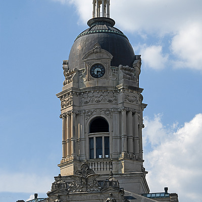 Old Vanderburgh County Courthouse by John W. Cahill