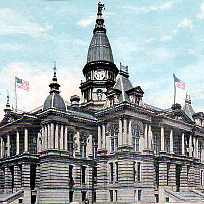 Tippecanoe County Courthouse by United States Public Domain