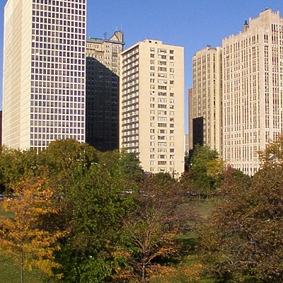 Twin Towers East by Daniel Kieckhefer