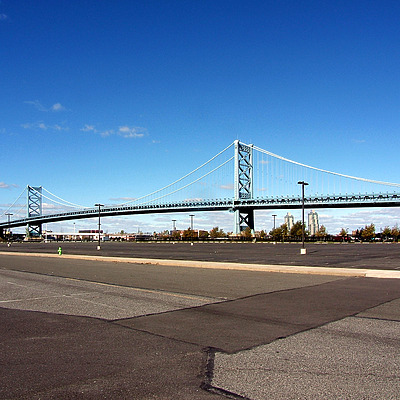 Benjamin Franklin Bridge by John Cahill