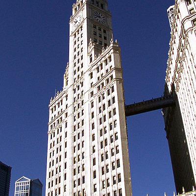 Wrigley Building by Daniel Kieckhefer