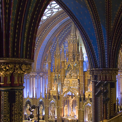 Basilique Notre-Dame-de-Montréal by Pavel Toczynski