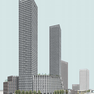 Vauxhall Square A by Allies and Morrison Architects