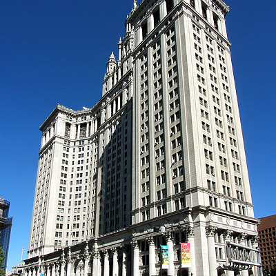 Manhattan Municipal Building by John Cahill