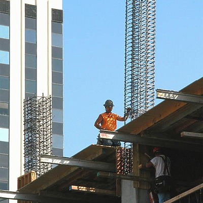 Tower at Convention Center Court by Jim Schwartz
