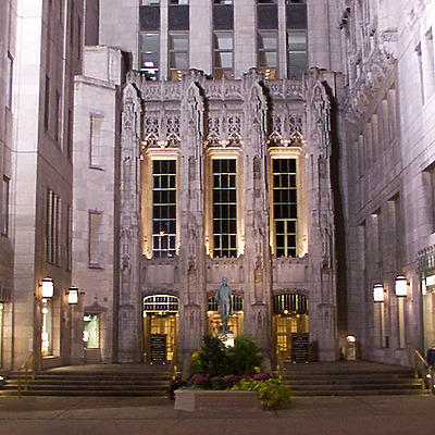 Tribune Tower by Daniel Kieckhefer