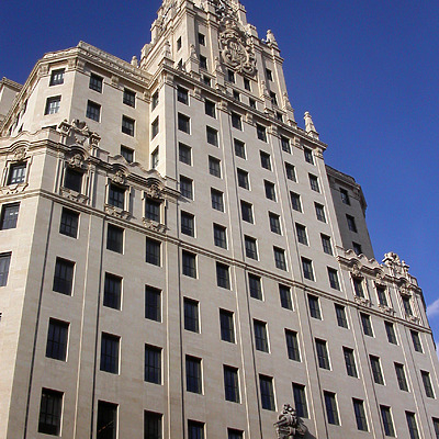 Telefonica Building by Cesar Serrano