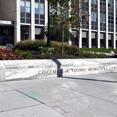 Coleman A. Young Municipal Center by John W. Cahill