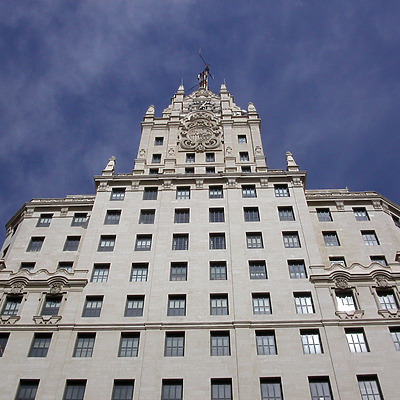 Telefonica Building by Cesar Serrano