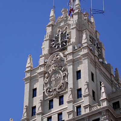 Telefonica Building by Cesar Serrano