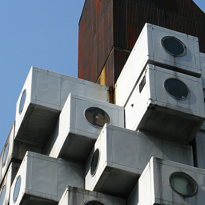 Nakagin Capsule Tower by Kevin Hemphill