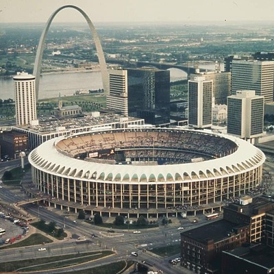 Busch Stadium by Missouri Historical Society Library & Research Center