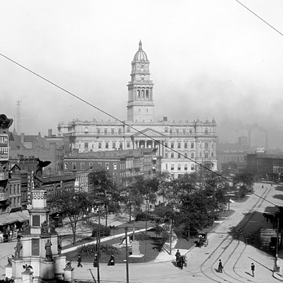 Wayne County Building by Library of Congress, Prints and Photographs Division, Detroit Publishing Company