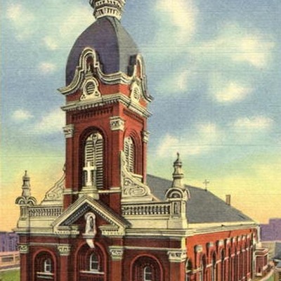 Cathedral of the Immaculate Conception by Curteich-Chicago