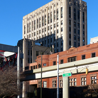 Detroit Free Press Building by Nate Lindsey