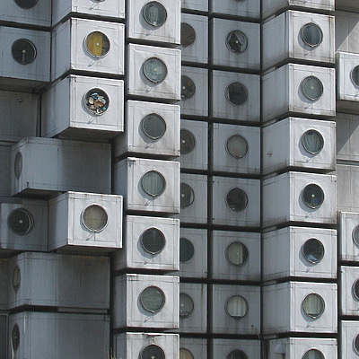 Nakagin Capsule Tower by Kevin Hemphill